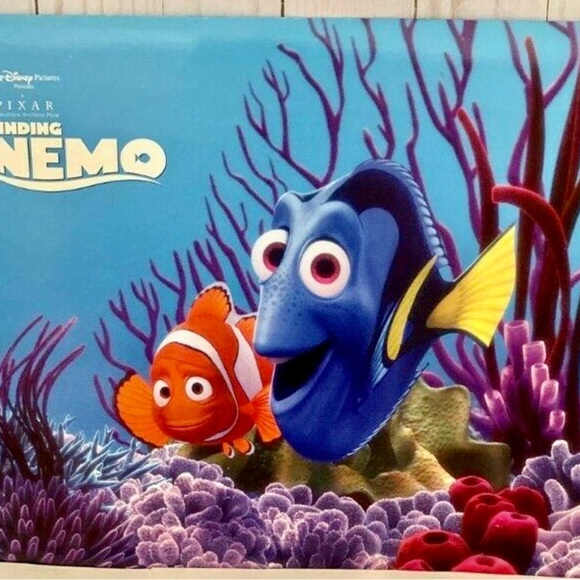 Vintage Perfect Disney Finding Nemo Exclusive Set Of 4 Lithograph P… - Picture 1 of 5